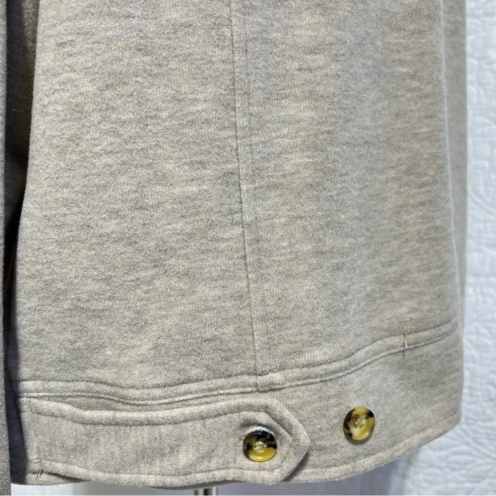 BAGATELLE Cropped Shacket Womens Brushed Sand, Size- X-Large - Picture 10 of 11